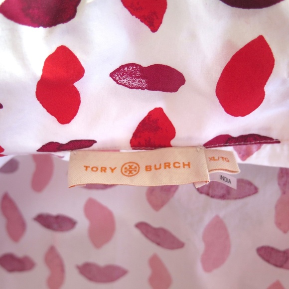 Tory Burch Pajama Top - Lips Pattern, Never Used - Picture 8 of 10